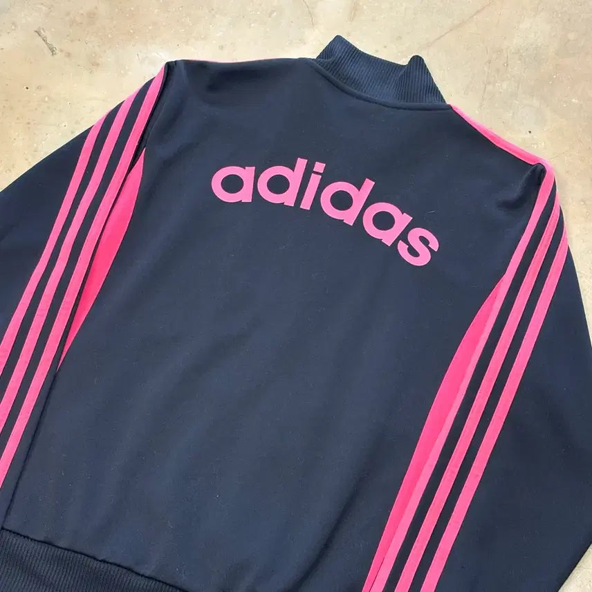 [SOLD OUT] 95 아디다스 여성용 핑크스트라이프 크롭 트랙탑