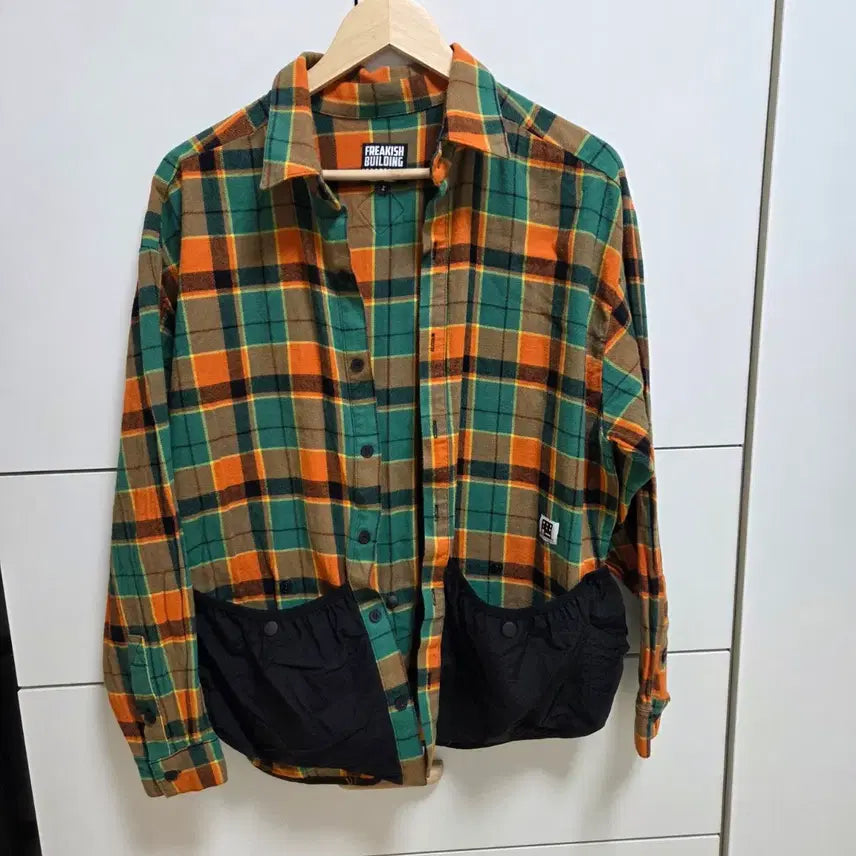 [SOLD OUT] (실착2회) 프리키쉬빌딩 체크셔츠