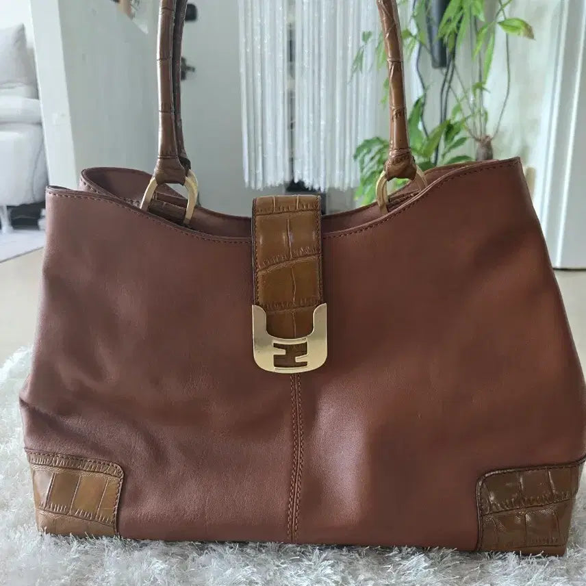 [BUNJANG] Fendi Brown Tote Bag / 펜디 브라운 토트백