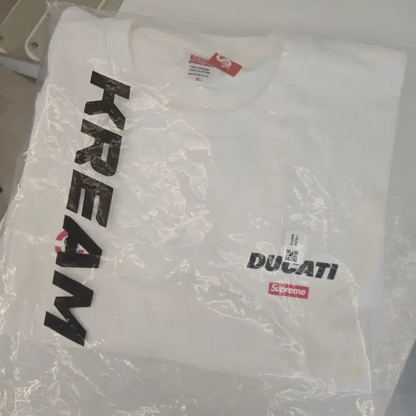 [BUNJANG] Supreme Ducati T-shirt 24SS XL / 슈프림 두가티 박스로고 티셔츠 24ss XL 새제품