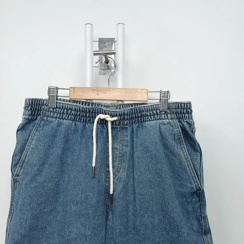 [BUNJANG] Topten Denim Banding Shorts / 탑텐 22SS 데님 밴딩 청 반바지 29-30