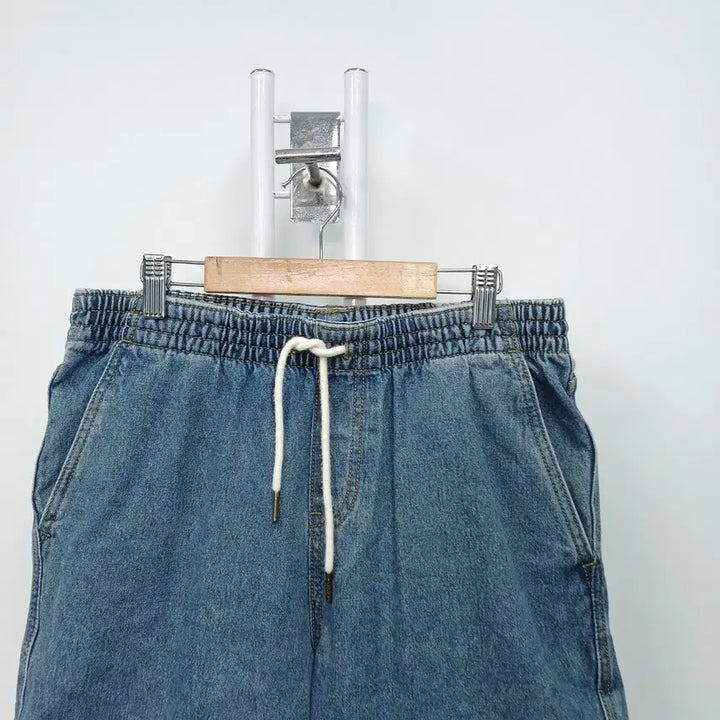 [BUNJANG] Topten Denim Banding Shorts / 탑텐 22SS 데님 밴딩 청 반바지 29-30