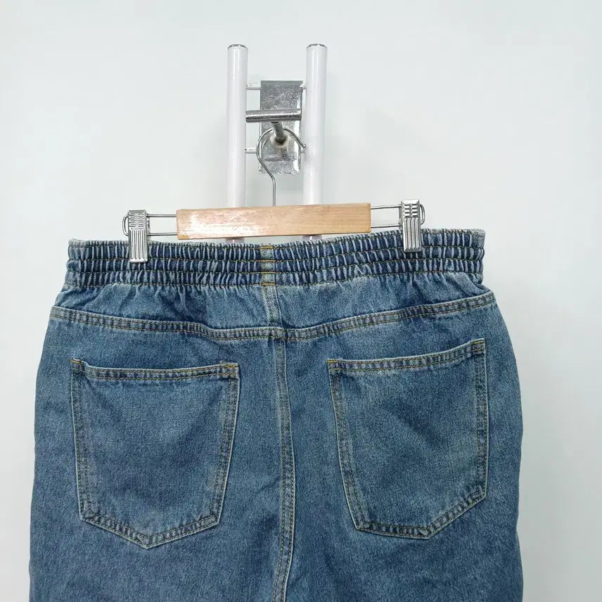 [BUNJANG] Topten Denim Banding Shorts / 탑텐 22SS 데님 밴딩 청 반바지 29-30