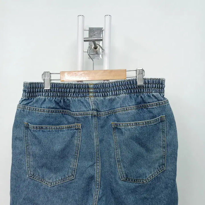 [BUNJANG] Topten Denim Banding Shorts / 탑텐 22SS 데님 밴딩 청 반바지 29-30