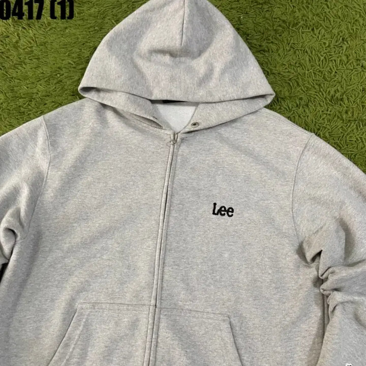 [SOLD OUT] Lee 리 기모 후드집업 회색 M