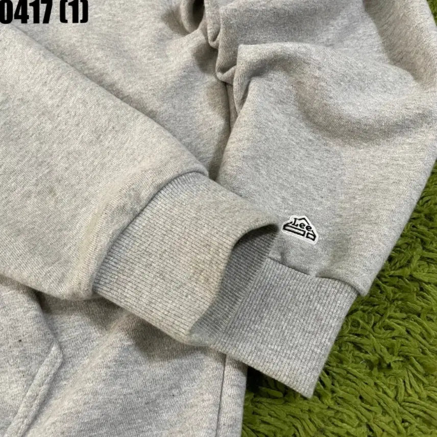 [SOLD OUT] Lee 리 기모 후드집업 회색 M
