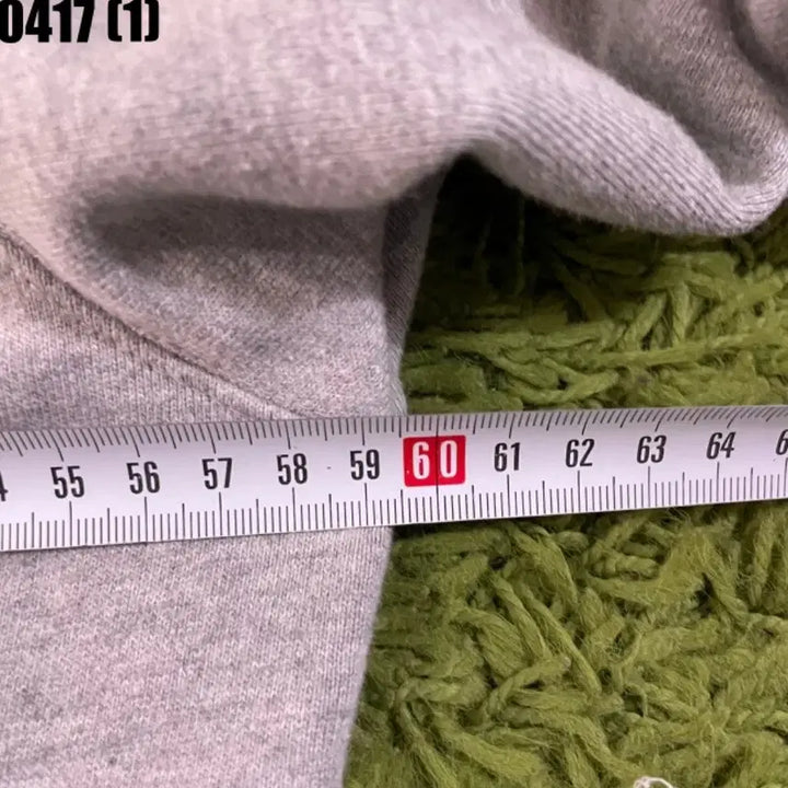 [SOLD OUT] Lee 리 기모 후드집업 회색 M