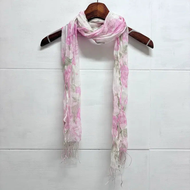 [BUNJANG] JPN Pink Flower Fairy Scarf Muffler / 핑크 플라워 페어리 스카프 머플러 JPN