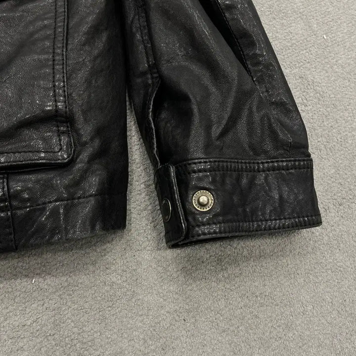 [BUNJANG] Vintage Leather Jacket / 100 빈티지 양가죽 쿼드포켓 레더자켓