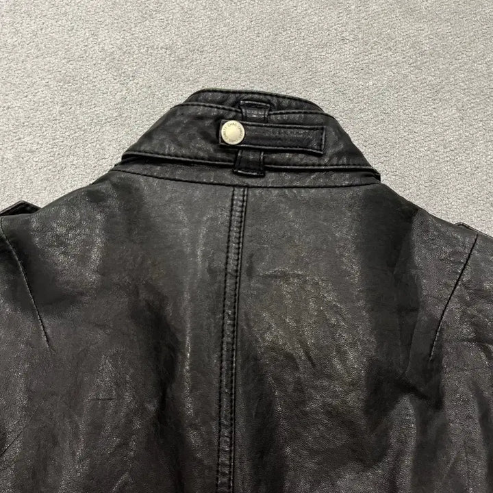 [BUNJANG] Vintage Leather Jacket / 100 빈티지 양가죽 쿼드포켓 레더자켓