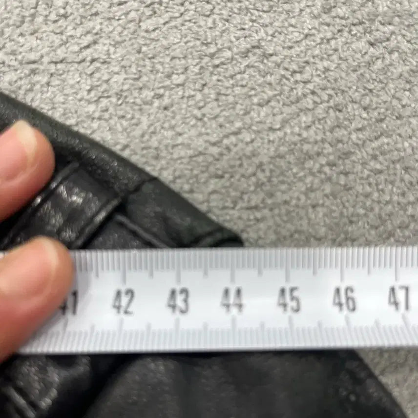 [BUNJANG] Vintage Leather Jacket / 100 빈티지 양가죽 쿼드포켓 레더자켓