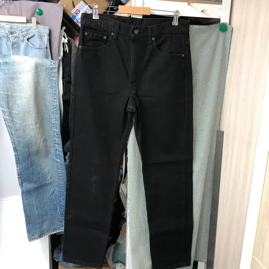 [SOLD OUT] 90s 리바이스505 흑청 USA 레드탭 허리34 둘레86 신품급