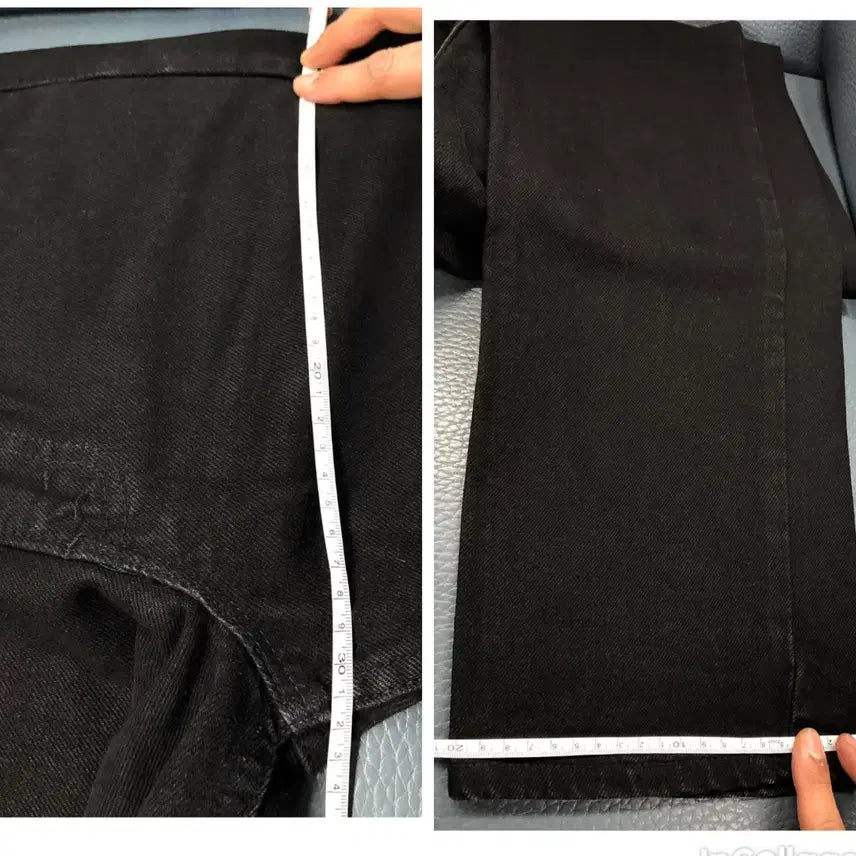 [SOLD OUT] 90s 리바이스505 흑청 USA 레드탭 허리34 둘레86 신품급