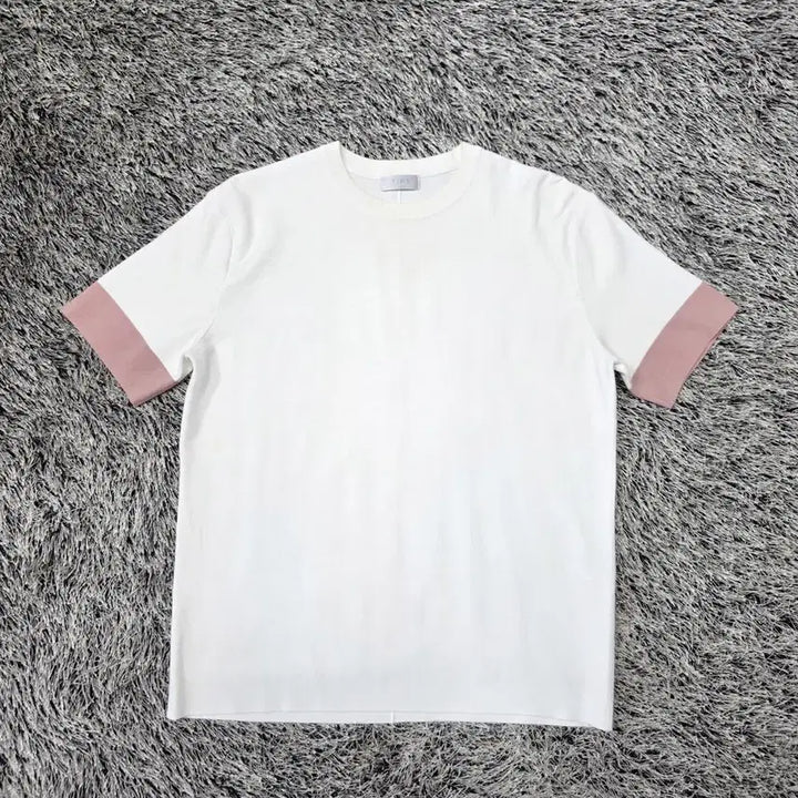 [BUNJANG] TIME Color Block Short Sleeve T-shirt (L) / TIME 배색 반팔티셔츠/남성(L)/ST3126