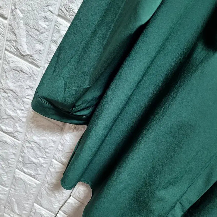 [BUNJANG] Green Spandex Shirt / 그린 바스락 스판 셔츠