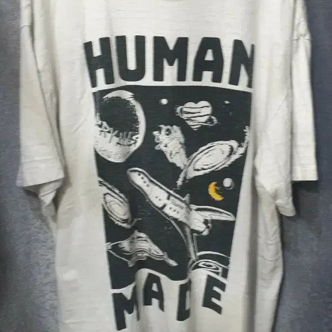 [BUNJANG] Human Made Space Graphic T-shirt 2XL / 휴먼메이드 스페이스 그래픽 반팔 티셔츠2xl