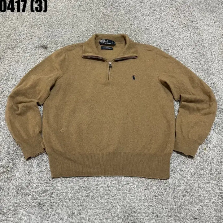 [BUNJANG] Polo Ralph Lauren Half-Zip Knit Sweater / 폴로 랄프로렌 하프집업 니트