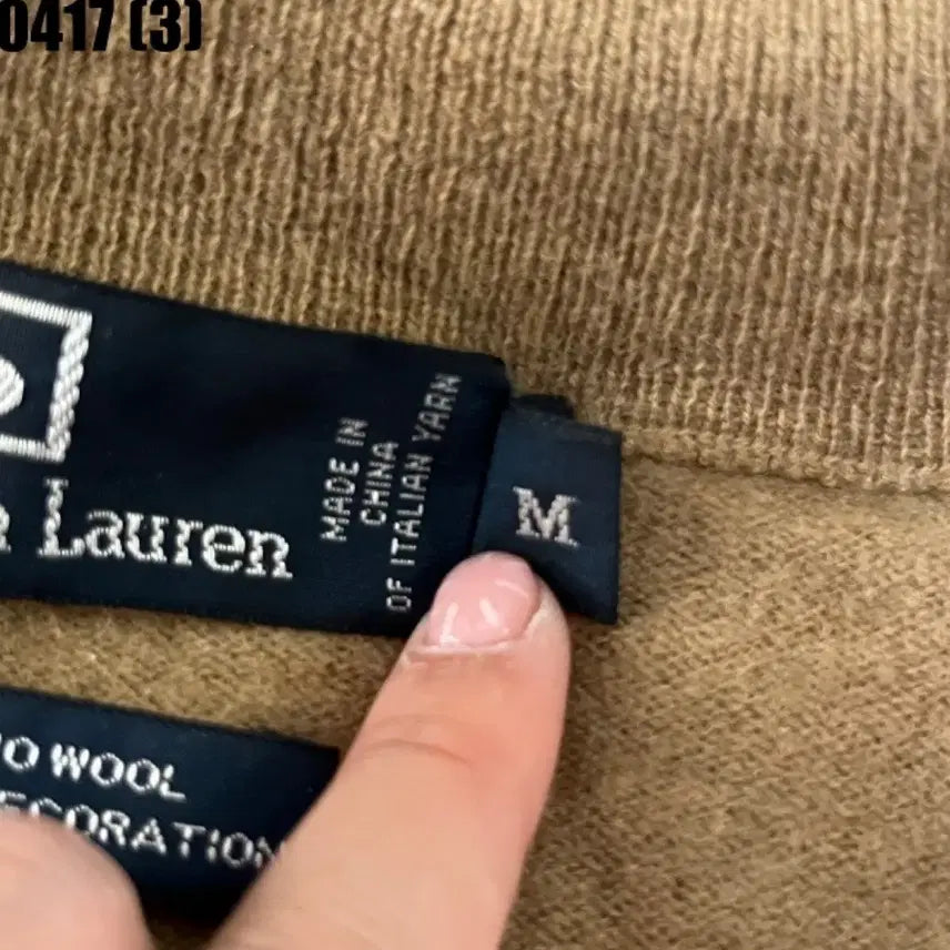 [BUNJANG] Polo Ralph Lauren Half-Zip Knit Sweater / 폴로 랄프로렌 하프집업 니트