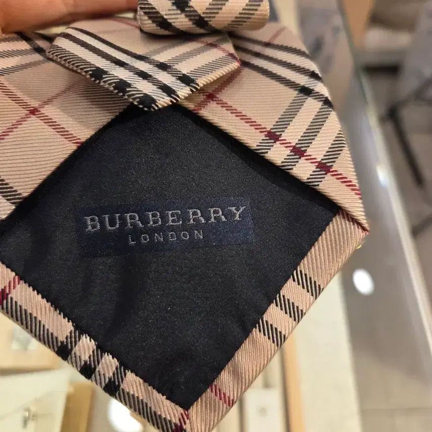 [BUNJANG] Burberry Nova Check Silk Necktie / 버버리 노바체크 실크넥타이