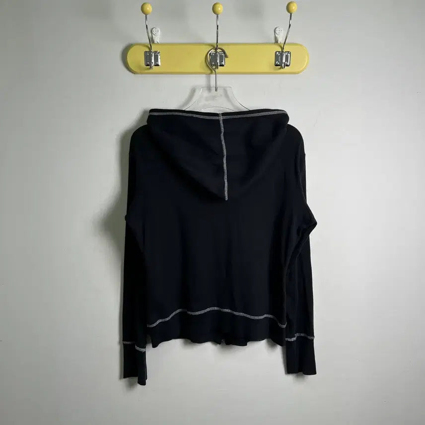 [BUNJANG] Adidas Y2K Crop Hoodie Zip-up (L) / 아디다스 로고 y2k 크롭 후드집업 L