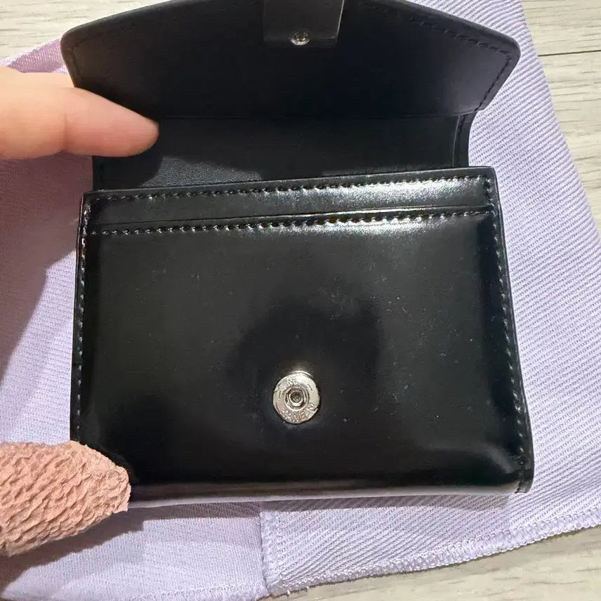 [BUNJANG] Vunque Occam V Half Wallet / vunque 블랙 반지갑 Occam V Half Wallet