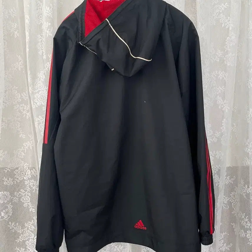 [BUNJANG] Adidas Liverpool 09-10 Champions League Windbreaker Jacket Black / S)리버풀 아디다스 09-10 챔스 바람막이 자켓 블랙