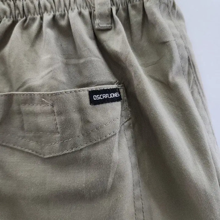 [BUNJANG] Vintage Bending Casual Work Khaki Shorts L / 빈티지 밴딩 캐주얼 워크 카키 반바지 L