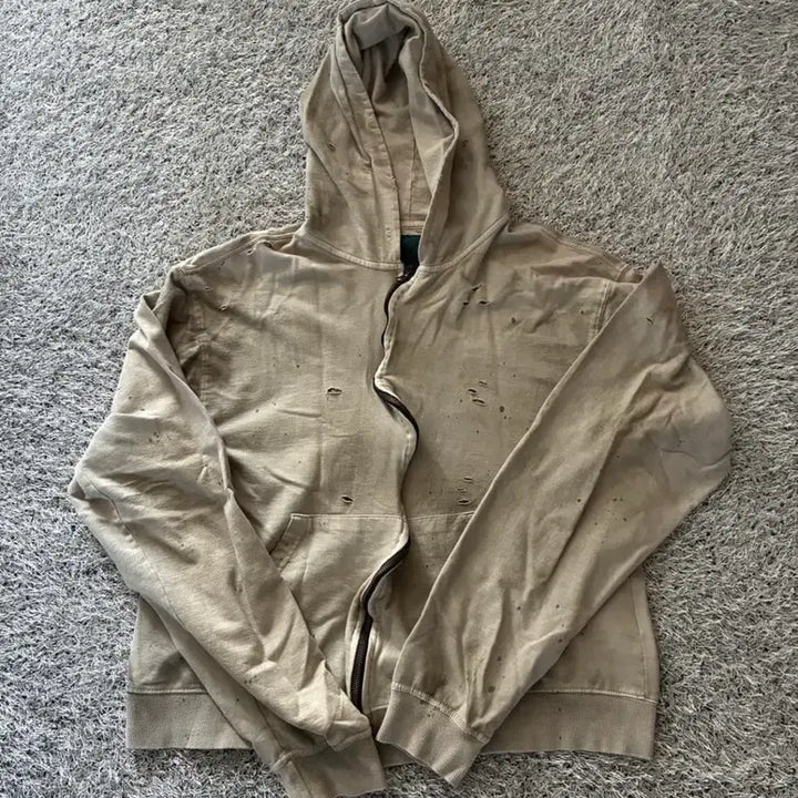 [SOLD OUT] [1] 언더마이카 디스트로이드 웨이빙 후드집업