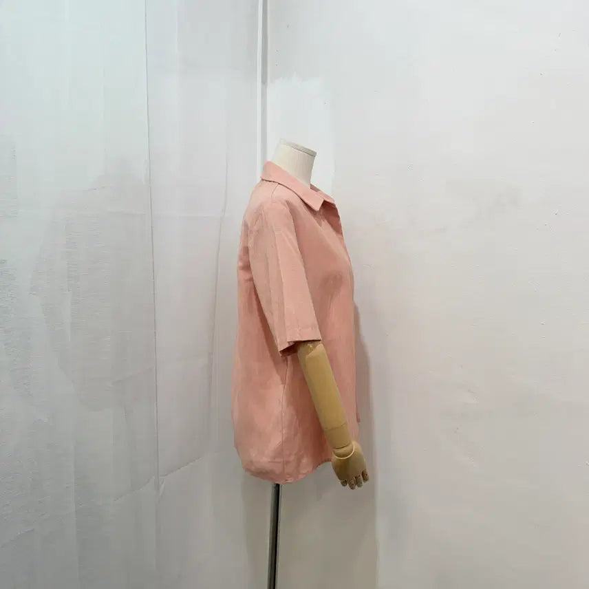 [BUNJANG] Sculptor Pink Short-Sleeved Shirt / 스컬프터 핑크셔츠 반팔남방 반팔셔츠 2253