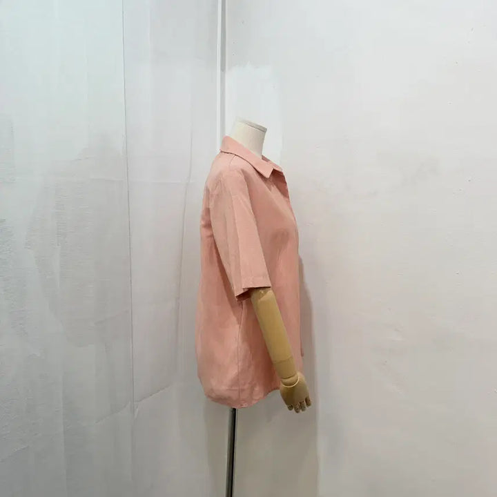 [BUNJANG] Sculptor Pink Short-Sleeved Shirt / 스컬프터 핑크셔츠 반팔남방 반팔셔츠 2253