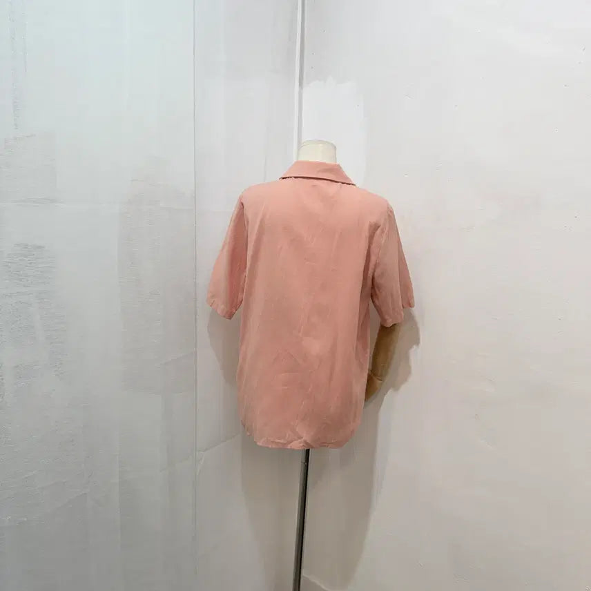 [BUNJANG] Sculptor Pink Short-Sleeved Shirt / 스컬프터 핑크셔츠 반팔남방 반팔셔츠 2253