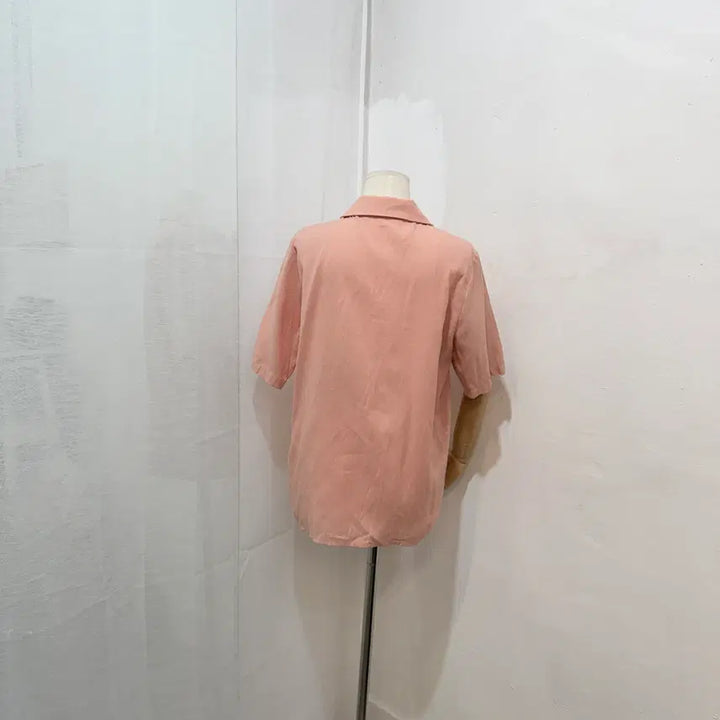 [BUNJANG] Sculptor Pink Short-Sleeved Shirt / 스컬프터 핑크셔츠 반팔남방 반팔셔츠 2253