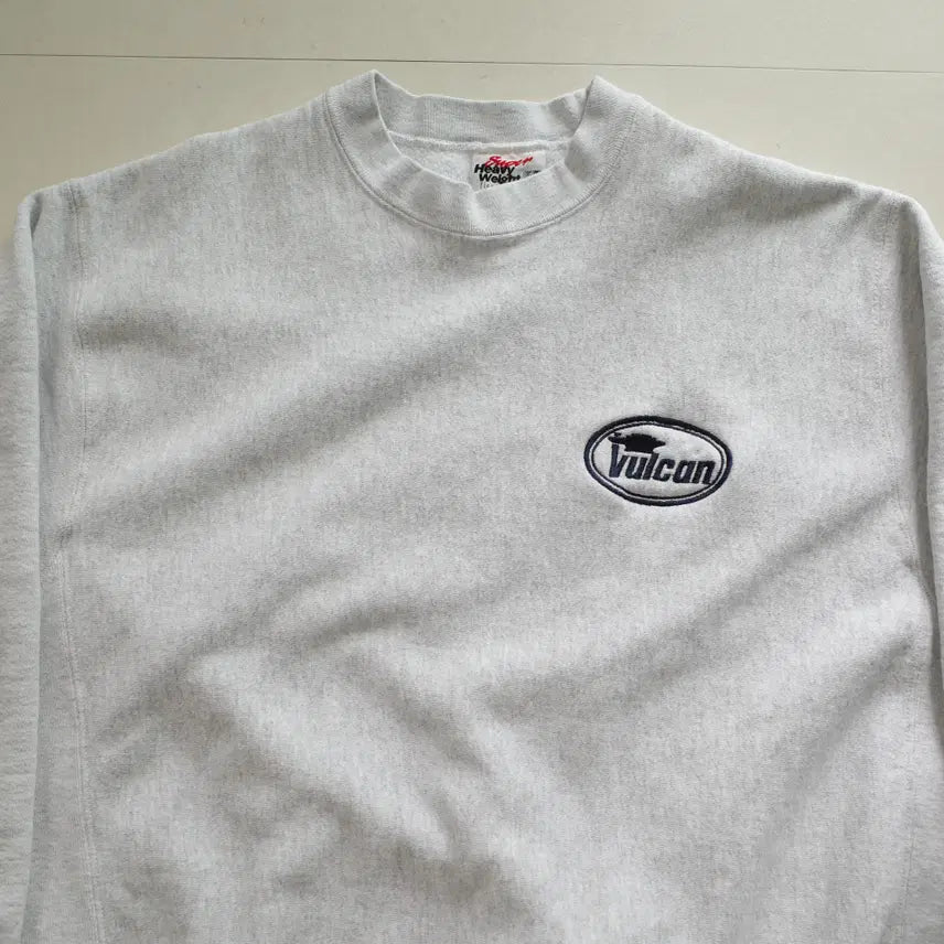 [BUNJANG] K-Products Vulcan Embroidered Sweatshirt XL / 90s K-Products 미국 생산 벌컨 자수 스웨트 셔츠 XL
