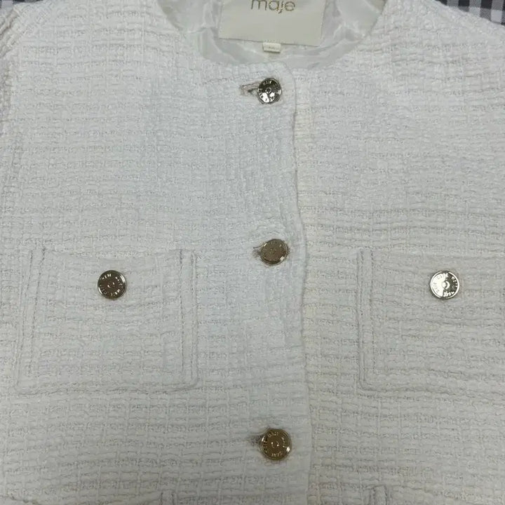 [BUNJANG] Maje Tweed Jacket / 마쥬 트위드 자켓 / maje 아이보리 트위드 자켓