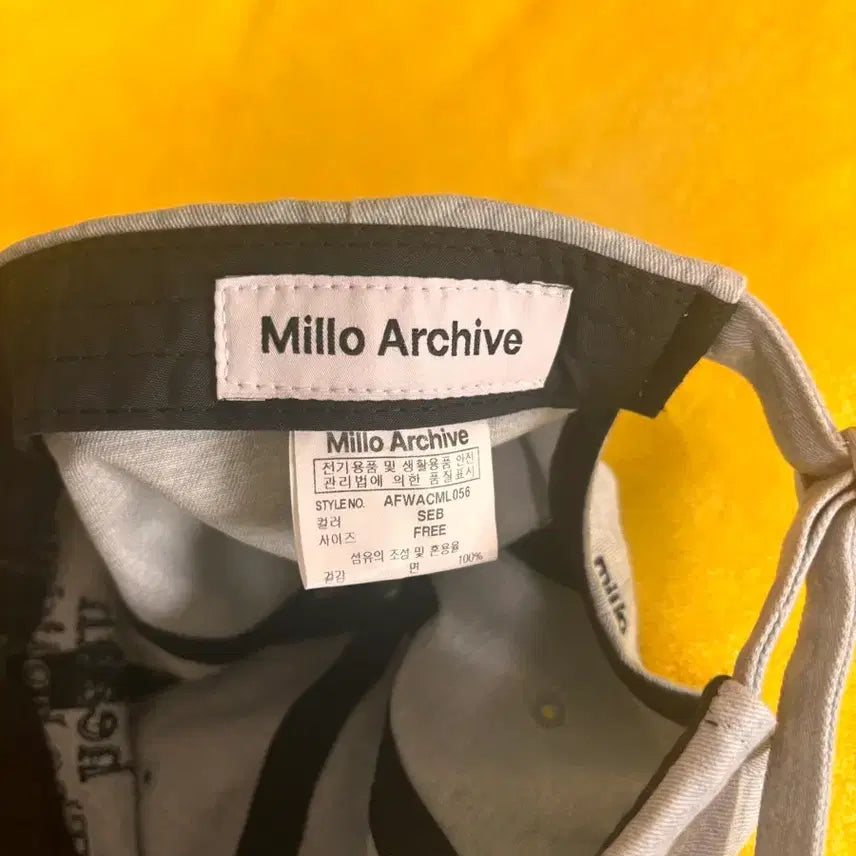 [SOLD OUT] Millo 캡모자