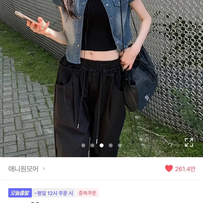 [BUNJANG] Kit Snap Denim Shirt / 키트 반팔 스냅 데님 셔츠 중청