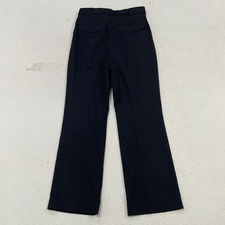 [BUNJANG] M Insilence Belted Padded Wool Wide Slacks / M 인사일런스 벨티드 핀턱 울 와이드 슬랙스 0417-1