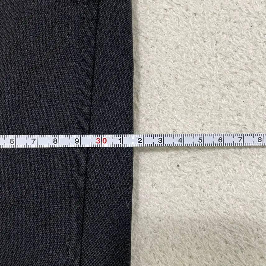 [BUNJANG] M Insilence Belted Padded Wool Wide Slacks / M 인사일런스 벨티드 핀턱 울 와이드 슬랙스 0417-1