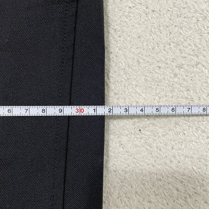[BUNJANG] M Insilence Belted Padded Wool Wide Slacks / M 인사일런스 벨티드 핀턱 울 와이드 슬랙스 0417-1