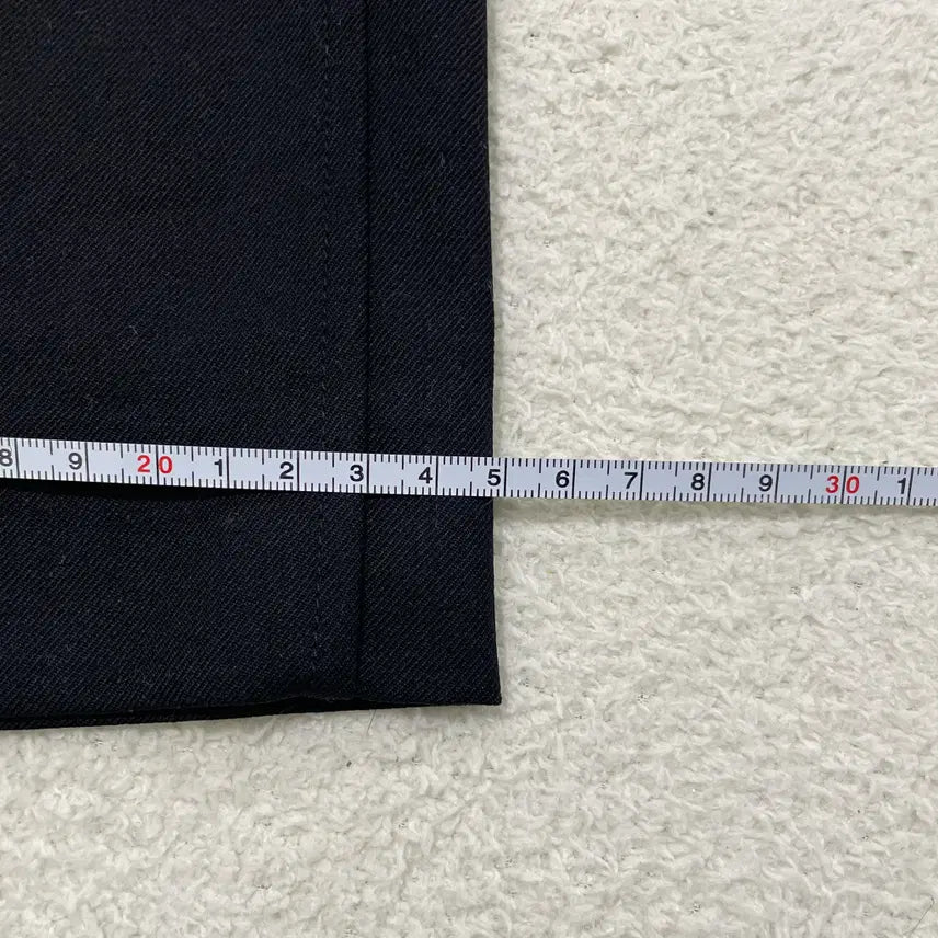 [BUNJANG] M Insilence Belted Padded Wool Wide Slacks / M 인사일런스 벨티드 핀턱 울 와이드 슬랙스 0417-1