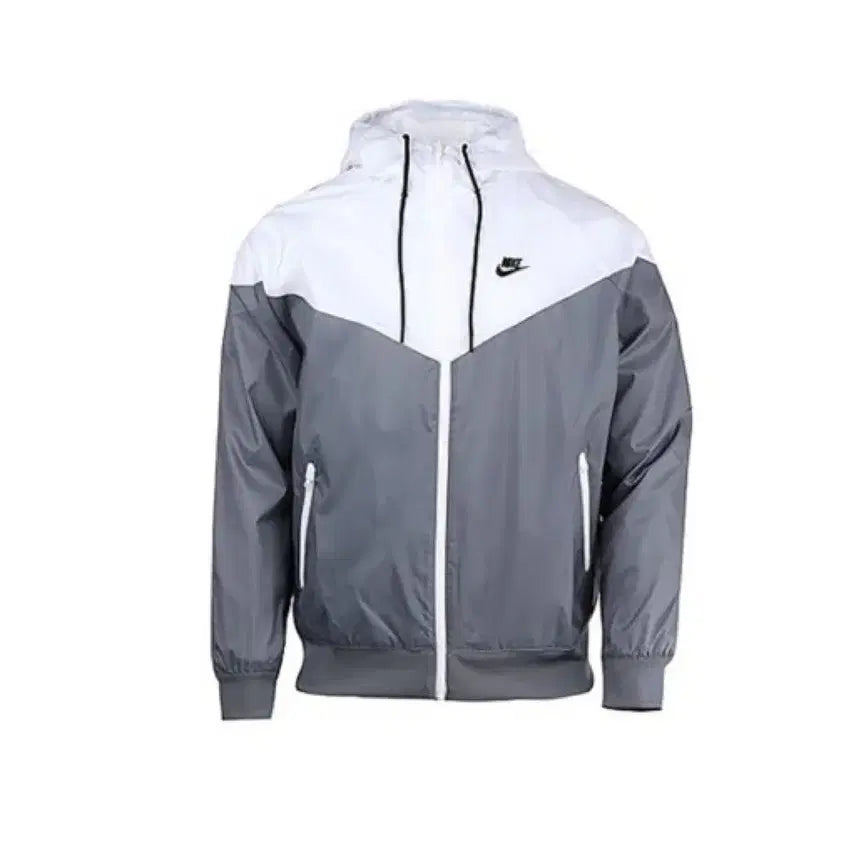 [BUNJANG] Nike Windbreaker Jacket / 나이키 바람막이 화이트/그레이