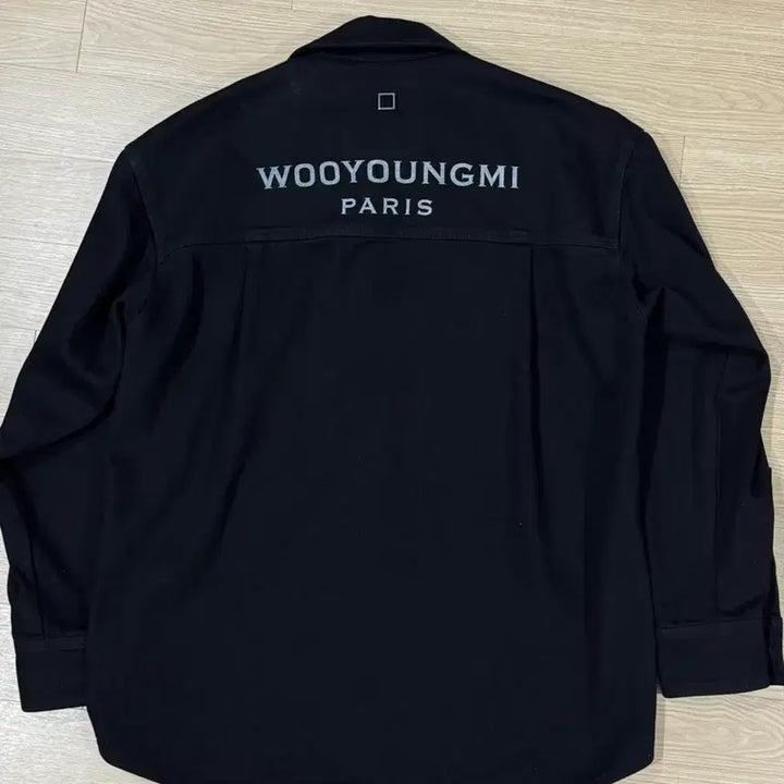 [SOLD OUT] [46] 우영미 24SS 백로고 데님 셔츠 자켓 블랙
