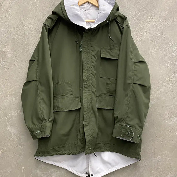 [BUNJANG] Korean Military Reversible Ski Parka Jacket / [L] 8-90s 한국군 밀리터리 리버서블 스키파카 야상자켓