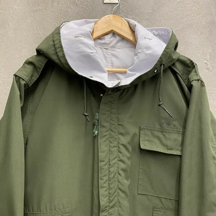 [BUNJANG] Korean Military Reversible Ski Parka Jacket / [L] 8-90s 한국군 밀리터리 리버서블 스키파카 야상자켓