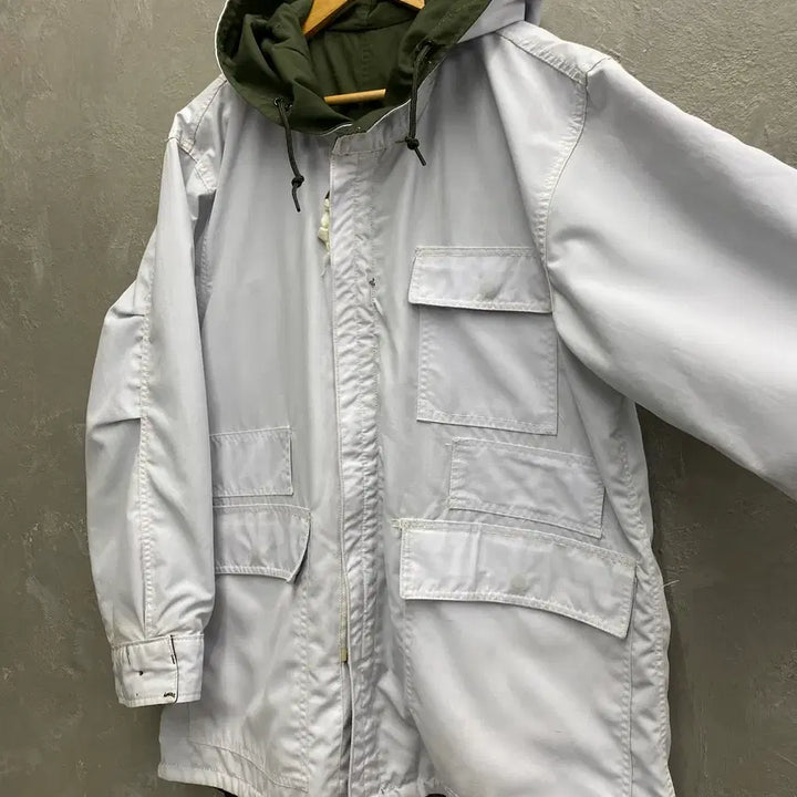 [BUNJANG] Korean Military Reversible Ski Parka Jacket / [L] 8-90s 한국군 밀리터리 리버서블 스키파카 야상자켓