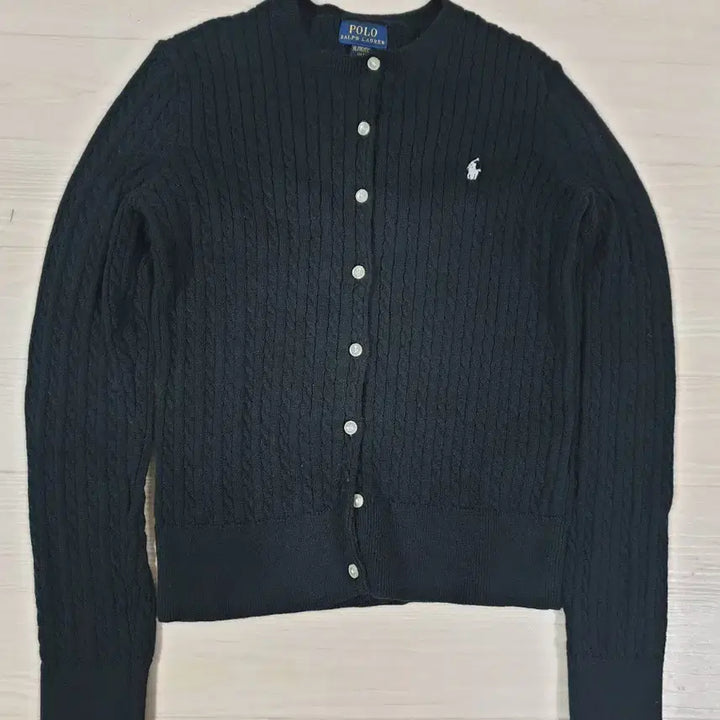 [BUNJANG] Polo Ralph Lauren Cable Knit Cardigan / [ QR, 여성 ] 폴로 랄프로렌 _ 면 100% _ 꽈베기 가디건