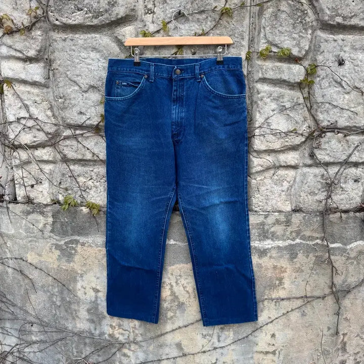 [BUNJANG] Lee 200 Straight Regular Fit Washed Denim Pants / 90s lee 빈티지 200 스트레이트 레귤러핏 워싱 데님 팬츠 36