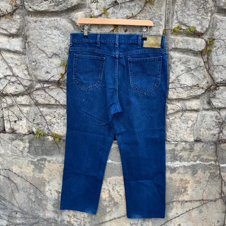 [BUNJANG] Lee 200 Straight Regular Fit Washed Denim Pants / 90s lee 빈티지 200 스트레이트 레귤러핏 워싱 데님 팬츠 36