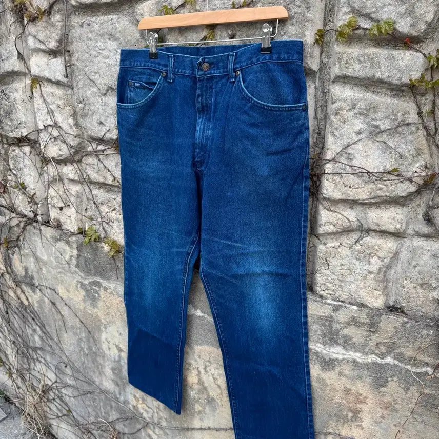 [BUNJANG] Lee 200 Straight Regular Fit Washed Denim Pants / 90s lee 빈티지 200 스트레이트 레귤러핏 워싱 데님 팬츠 36