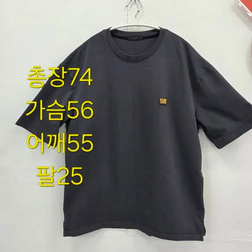 [SOLD OUT] L 질스튜어트뉴욕 바코드 반팔 다크그레이